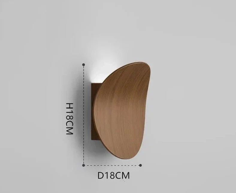 Brielle Modern Wooden Wall Lamp — Streamlined Silhouette, Warm Natural Light