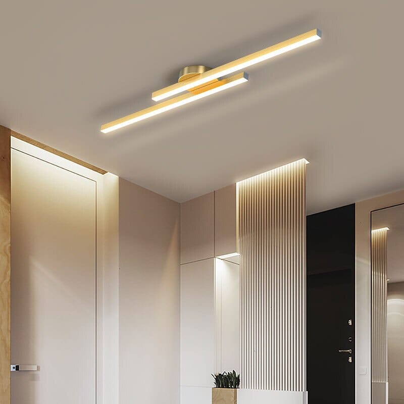 NovaLine Linear LED Chandelier — Matte Black or White Color Option
