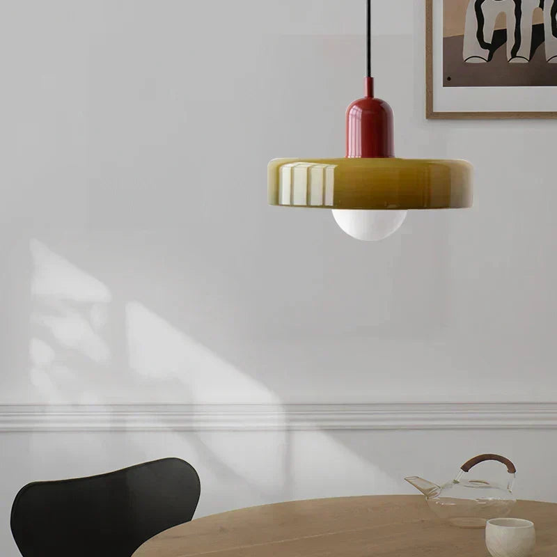 Nyra Northlight pendellampa i glas för tak – rena linjer, nordiskt inspirerad