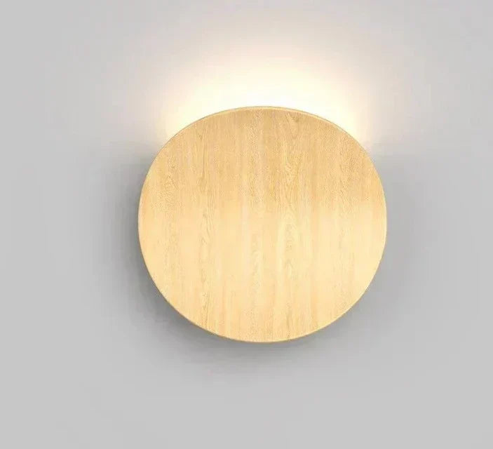 Brielle Modern Wooden Wall Lamp — Streamlined Silhouette, Warm Natural Light
