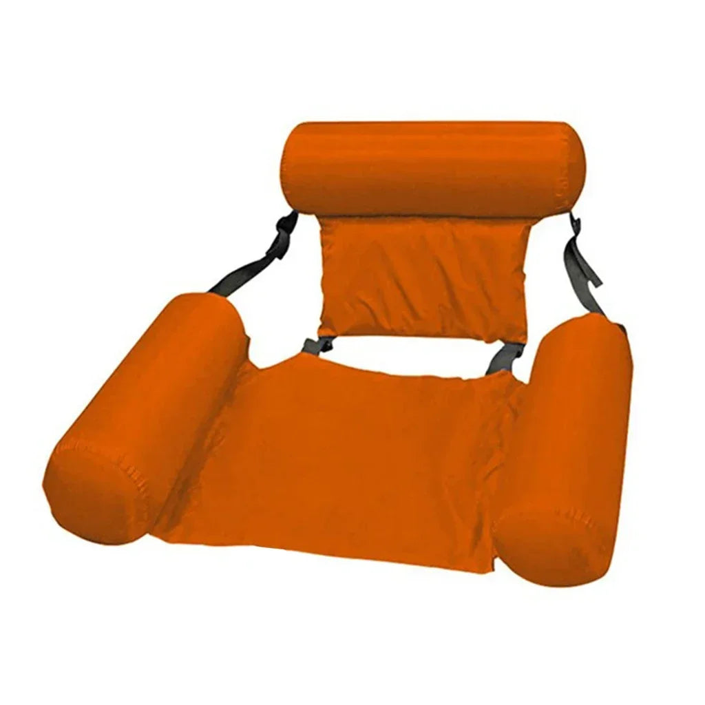 Inflatable Water Chair — Mesh Pool Lounger, 100x120 cm