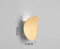 Brielle Modern Wooden Wall Lamp — Streamlined Silhouette, Warm Natural Light