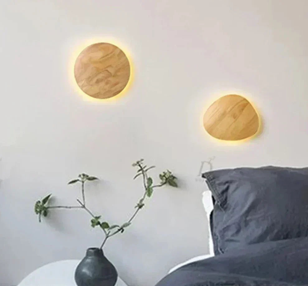 Brielle Modern Wooden Wall Lamp — Streamlined Silhouette, Warm Natural Light