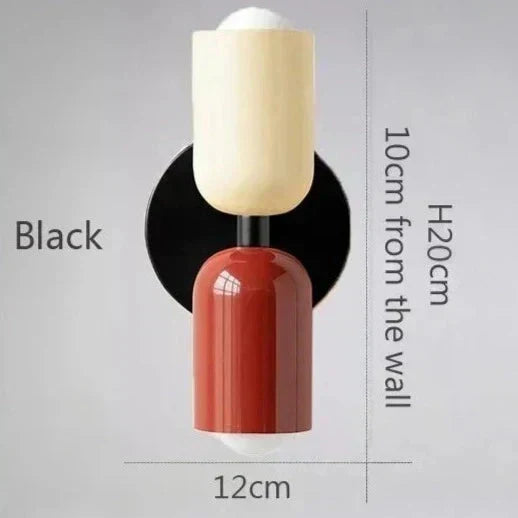 NovaLume Dual Light Warm Glow LED Wall Lamps — Twin Pair