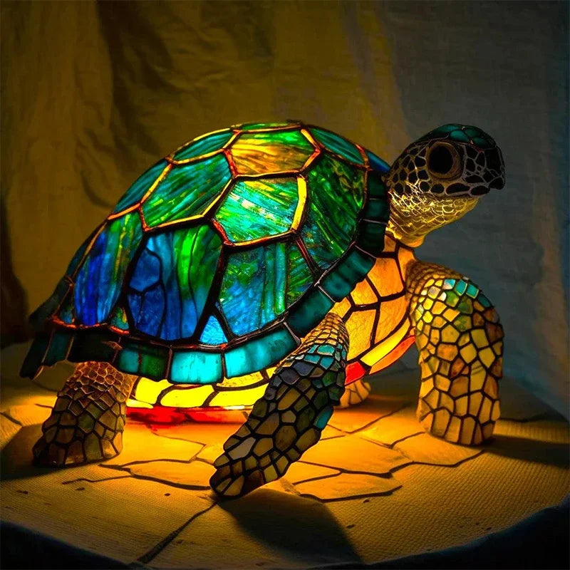 LED-aurinkokennokilpikonnalyhty — vedenpitävä puutarha- ja huonesomiste