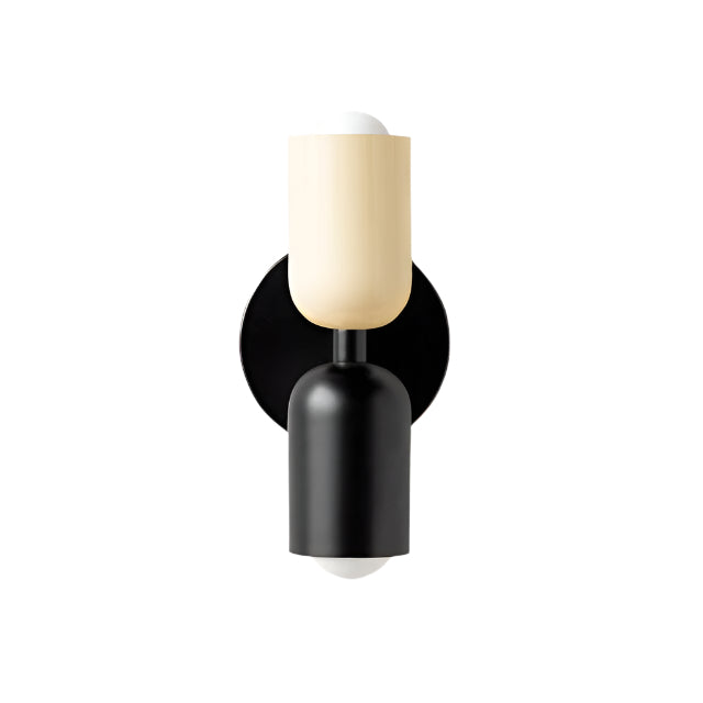 Lámpara de pared LED doble ajustable — Crema, rosa y verde
