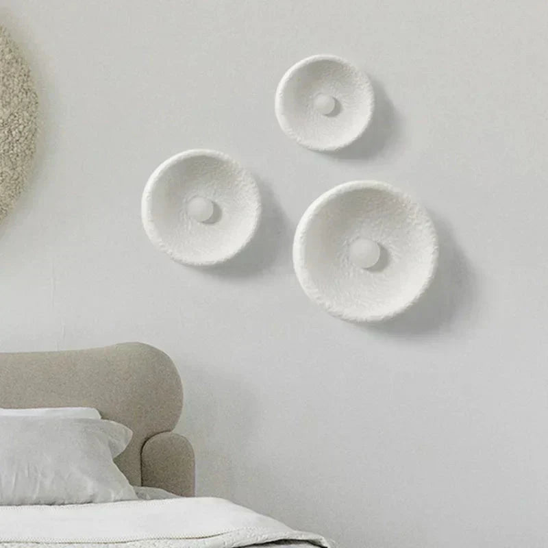 Aurelo Resin Wall Lamp Series — Built-In LED Lighting, Single Module