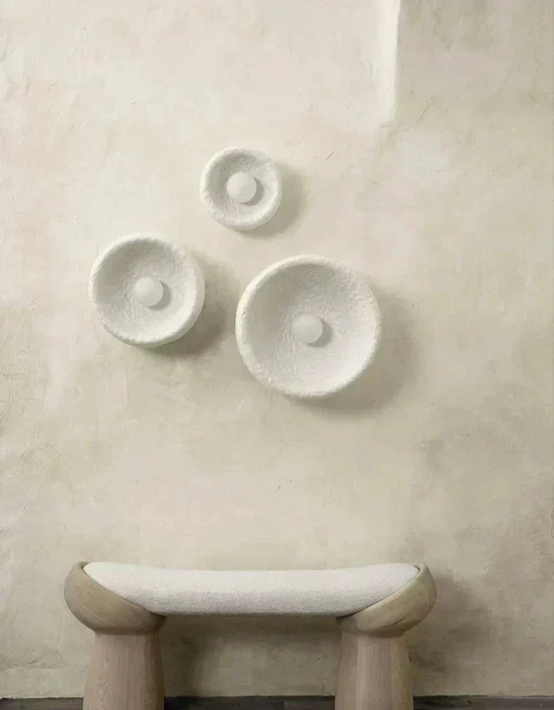 Aurelo Resin Wall Lamp Series — Built-In LED Lighting, Single Module