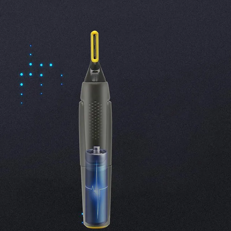 Trådlös precisionstrimmer — LED-lampa, skägg, näsa och ögonbryn