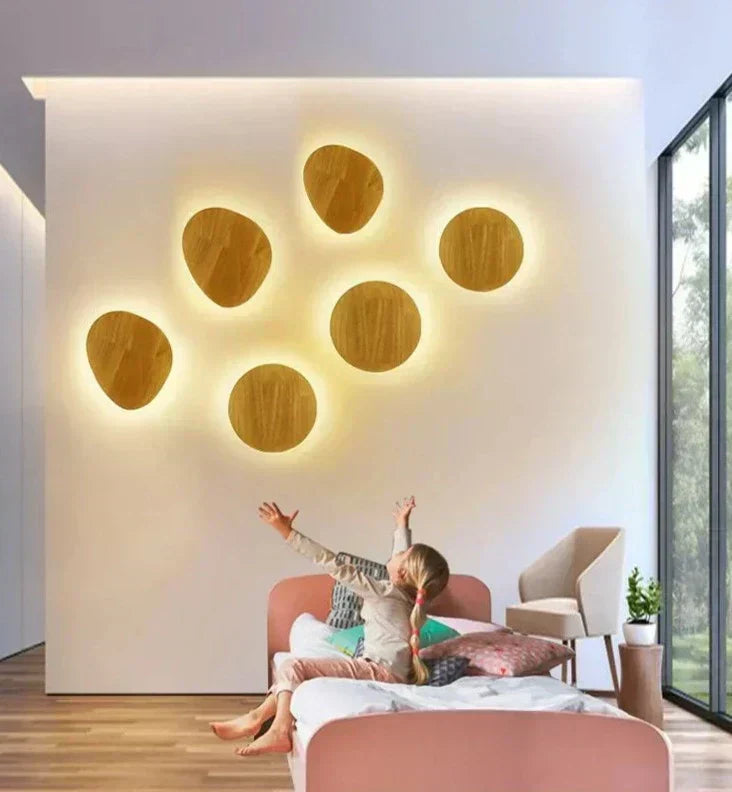 Brielle Modern Wooden Wall Lamp — Streamlined Silhouette, Warm Natural Light