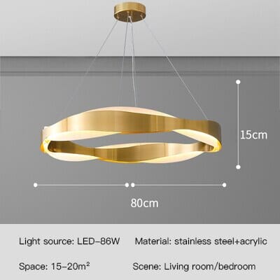 Aurelia Ring Pendant Light — Three Color Temperature Options, Adjustable Length