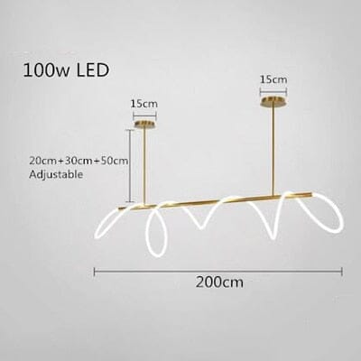 LumaTwirl LED Pendant Light — Warm Glow, Soft Shading Effect