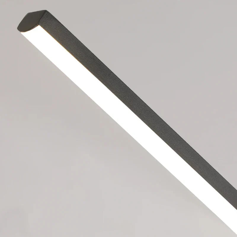 Modern Linear Dining Pendant Light | Minimalist LED Chandelier for Kitchen & Living Spaces | Wildoxy
