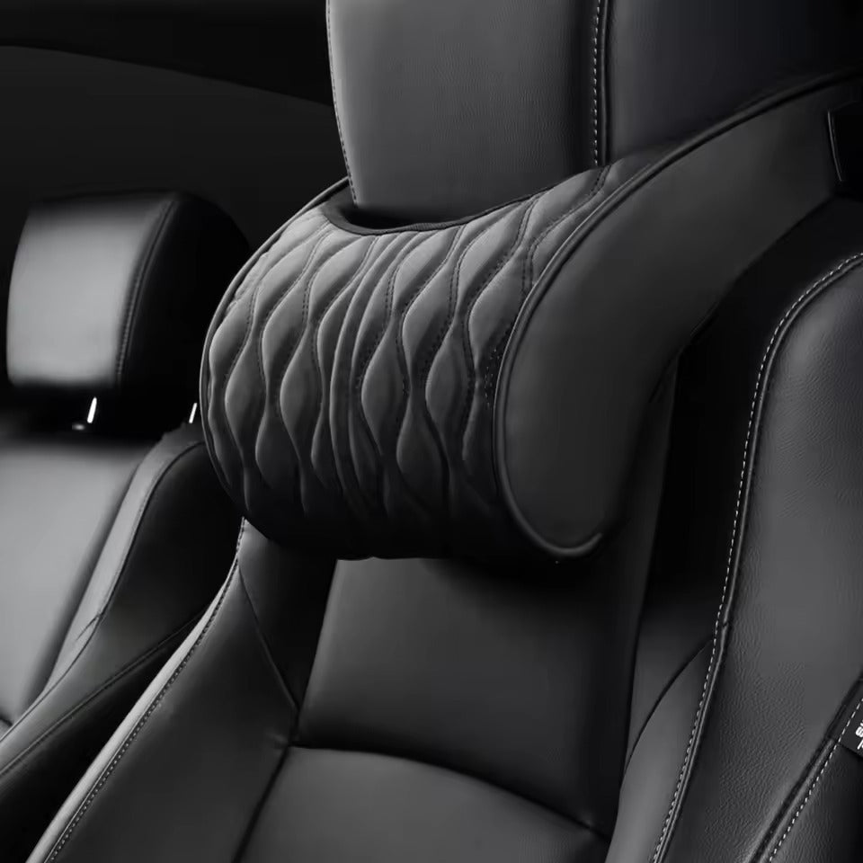 Ergonomische autokussenset — nek- en rugondersteuning van traagschuim