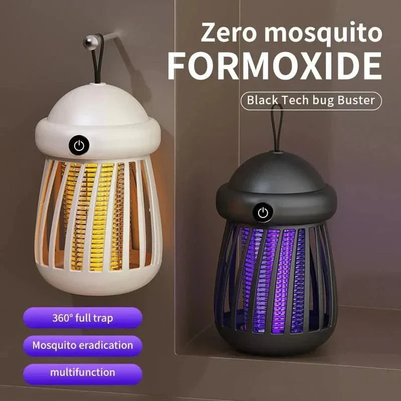 NovaGuard Mosquito Killer Lamp — 395nm UV Light, 3000V Electric Shock, Rechargeable