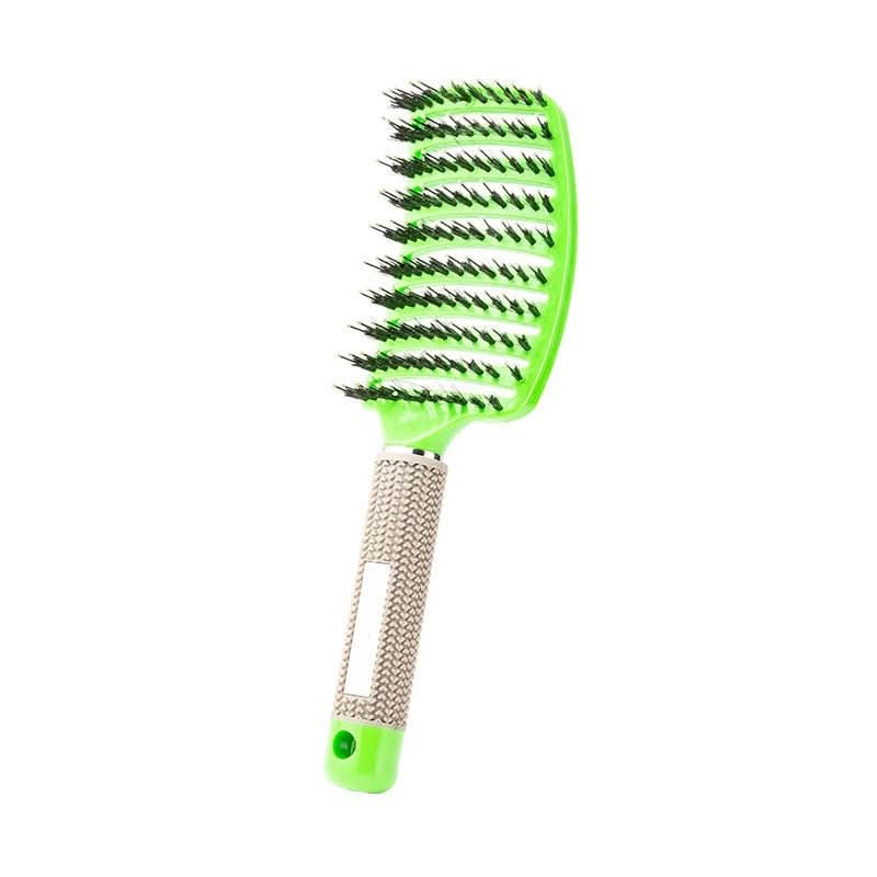 Enchanted Glide Detangler Hairbrush — Reduced Pull Design for Painless Detangling and Silky Shine