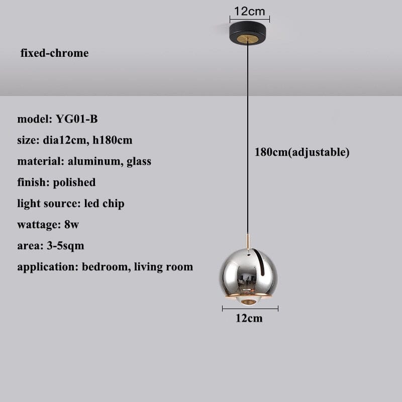 AstraLume Adjustable Tilt LED Pendant Light, Fully Dimmable