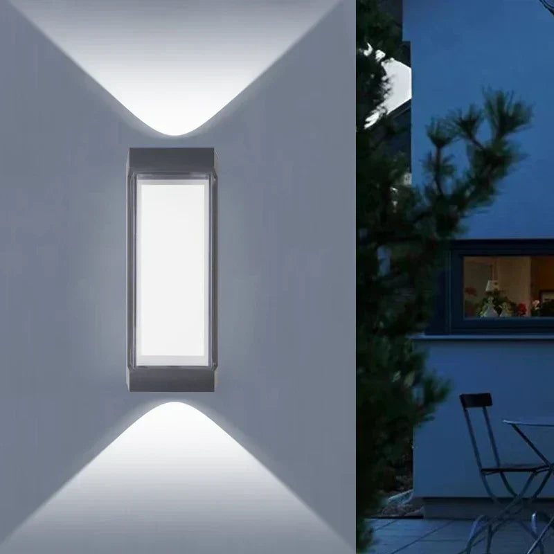 Modern LED Wall Light | Waterproof Up & Down Outdoor Sconce | Wildoxy