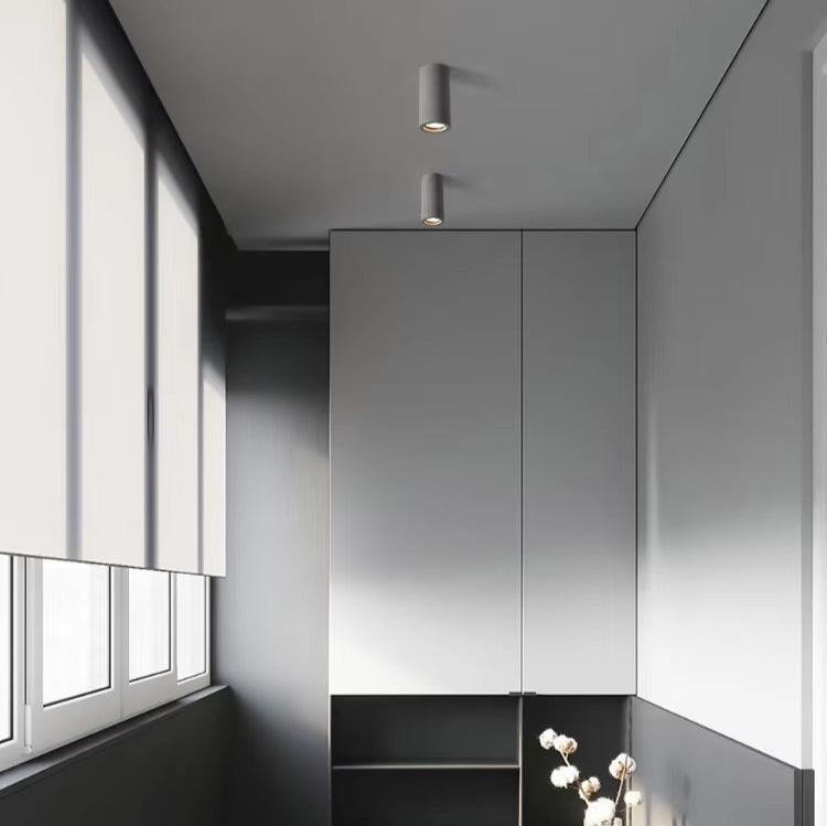 NovaStone Ceiling Lamp Collection — Authentic Stone Detail, Brushed Metal Finish
