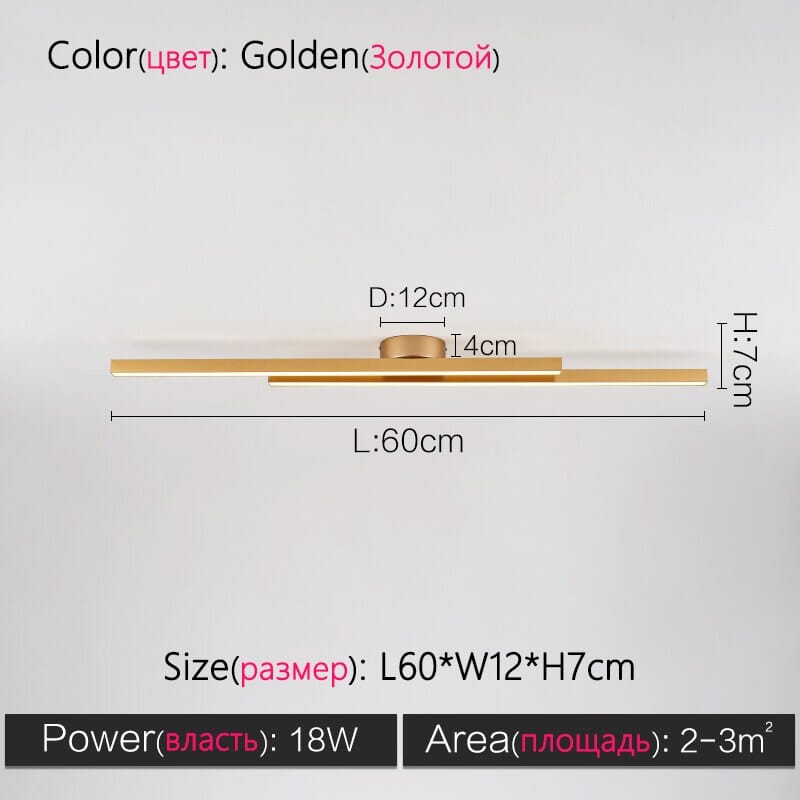 NovaLine Linear LED Chandelier — Matte Black or White Color Option