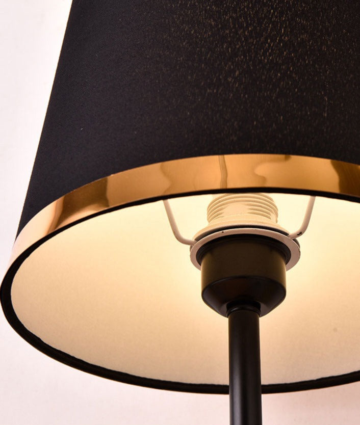 Aurevra Retro Table Desk Lamp in Gold and Black — Elegant Style