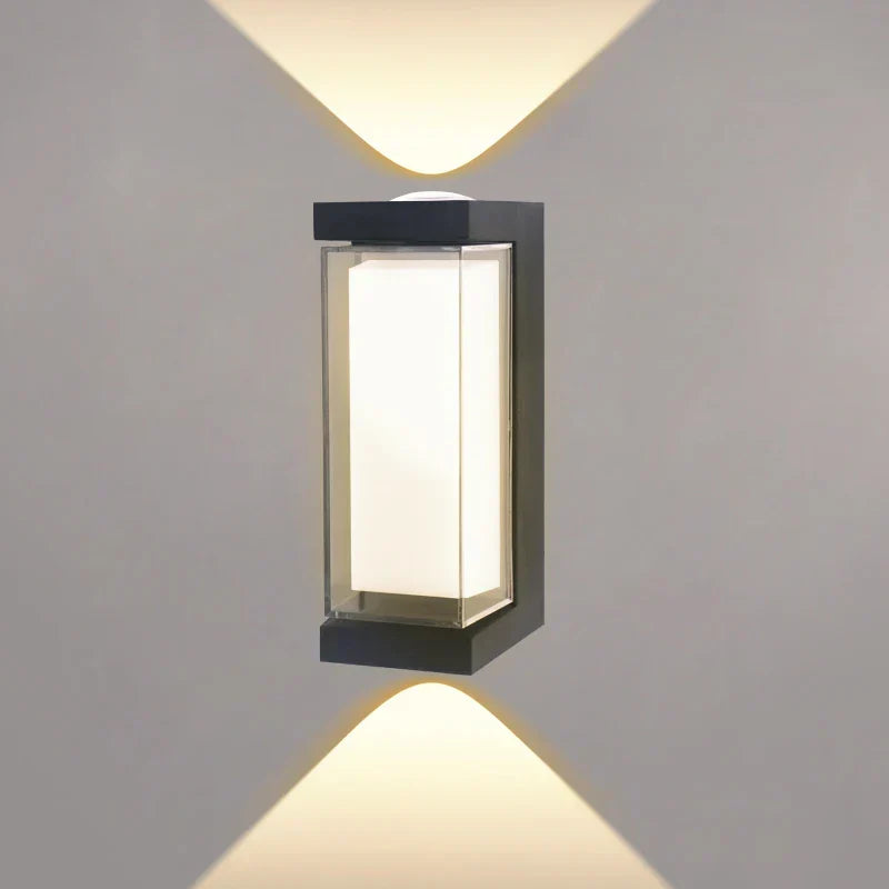Modern LED Wall Light | Waterproof Up & Down Outdoor Sconce | Wildoxy