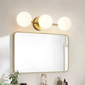 Modern Nordic Glass Ball Wall Light | Triple Globe Design | Wildoxy
