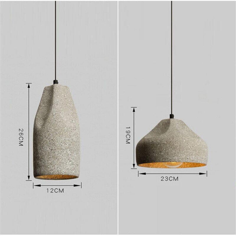 Asteri Terrazzo Cement Chandelier — Industrial Design