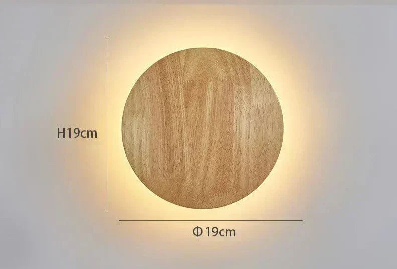 Brielle Modern Wooden Wall Lamp — Streamlined Silhouette, Warm Natural Light