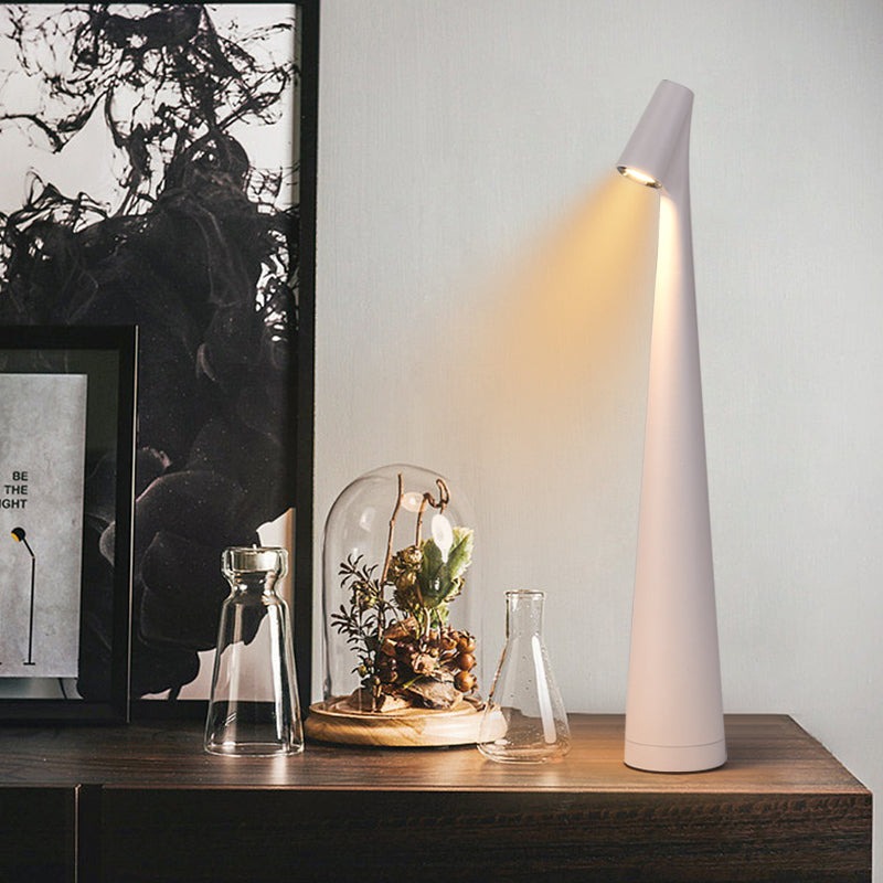Nordic Wireless LED Table Lamp — Cord-Free Directed Beam