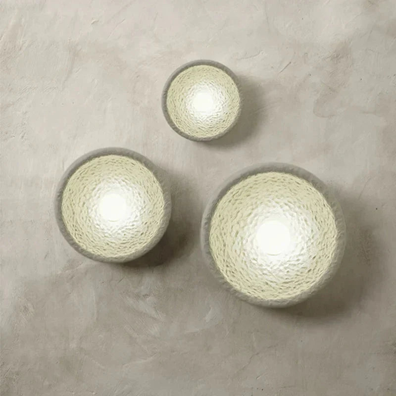 Aurelo Resin Wall Lamp Series — Built-In LED Lighting, Single Module