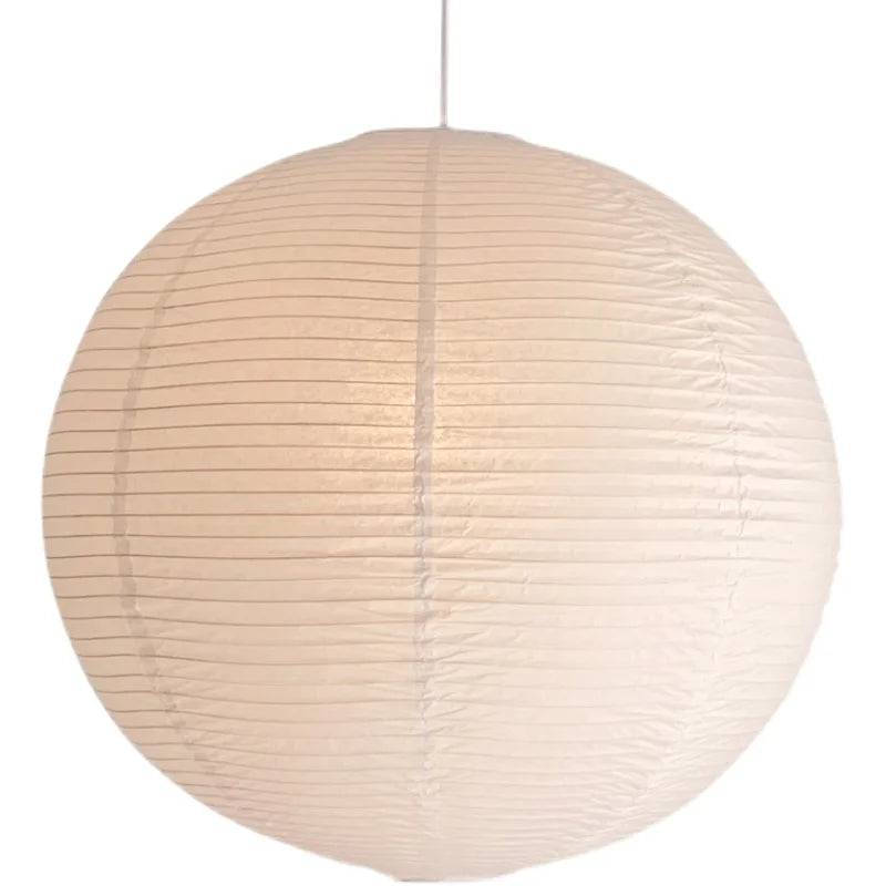 Vrimlo Paper Balloon Pendant Lights — Rounded Paper Shade, Soft Warm Glow