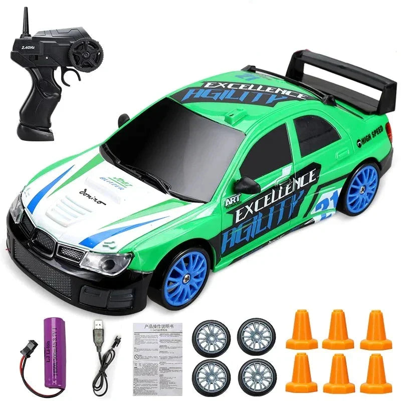 Minidrifter RC-driftracer — afstandsbediening van 2.4GHz