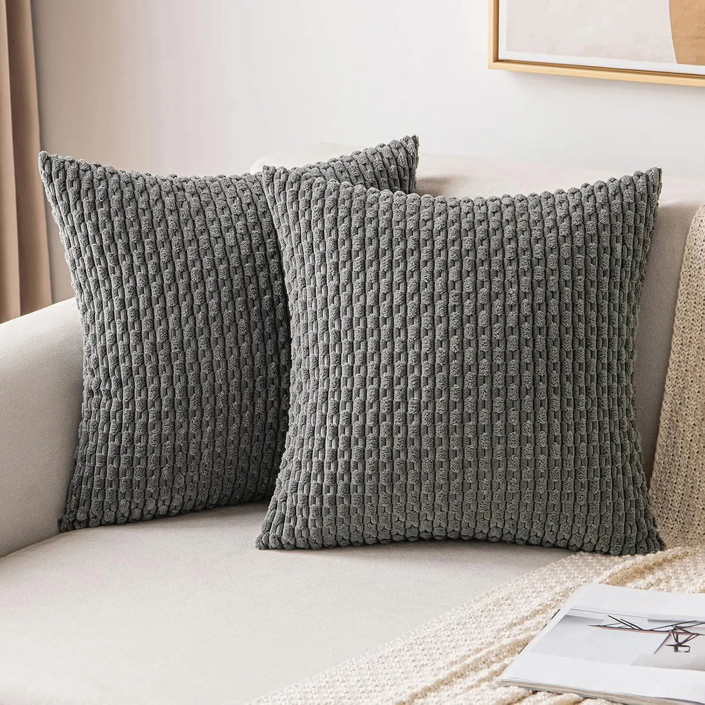 Cordkissen 45x45cm - Dekoratives Sofakissen