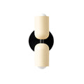 Lámpara de pared LED doble ajustable — Crema, rosa y verde