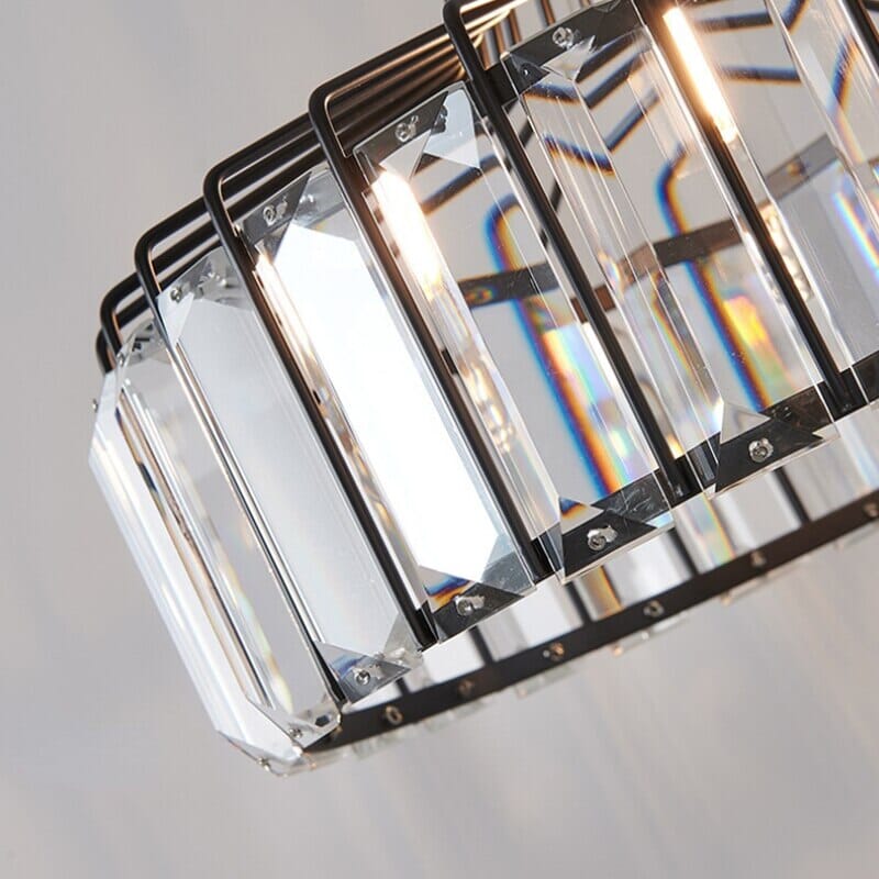 Lyra Prismatic Crystal Ceiling Pendant Light