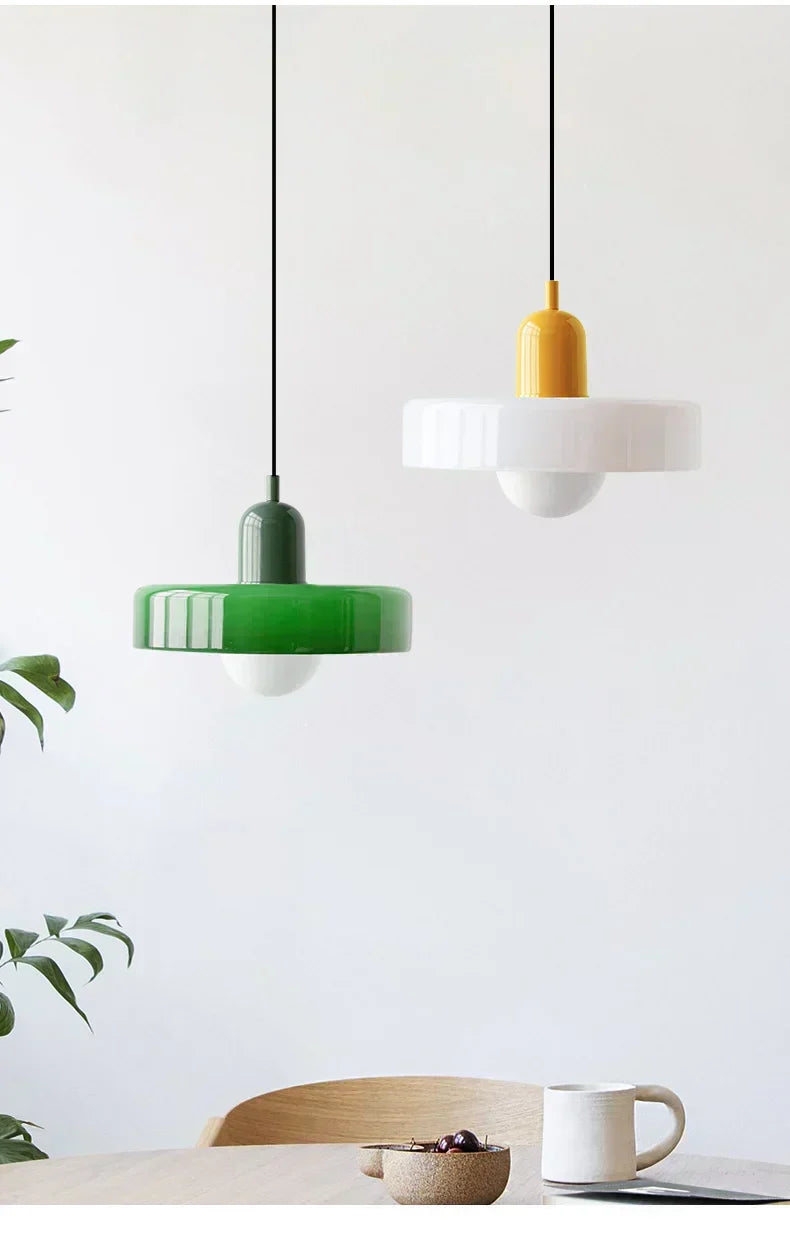 Nyra Northlight pendellampa i glas för tak – rena linjer, nordiskt inspirerad