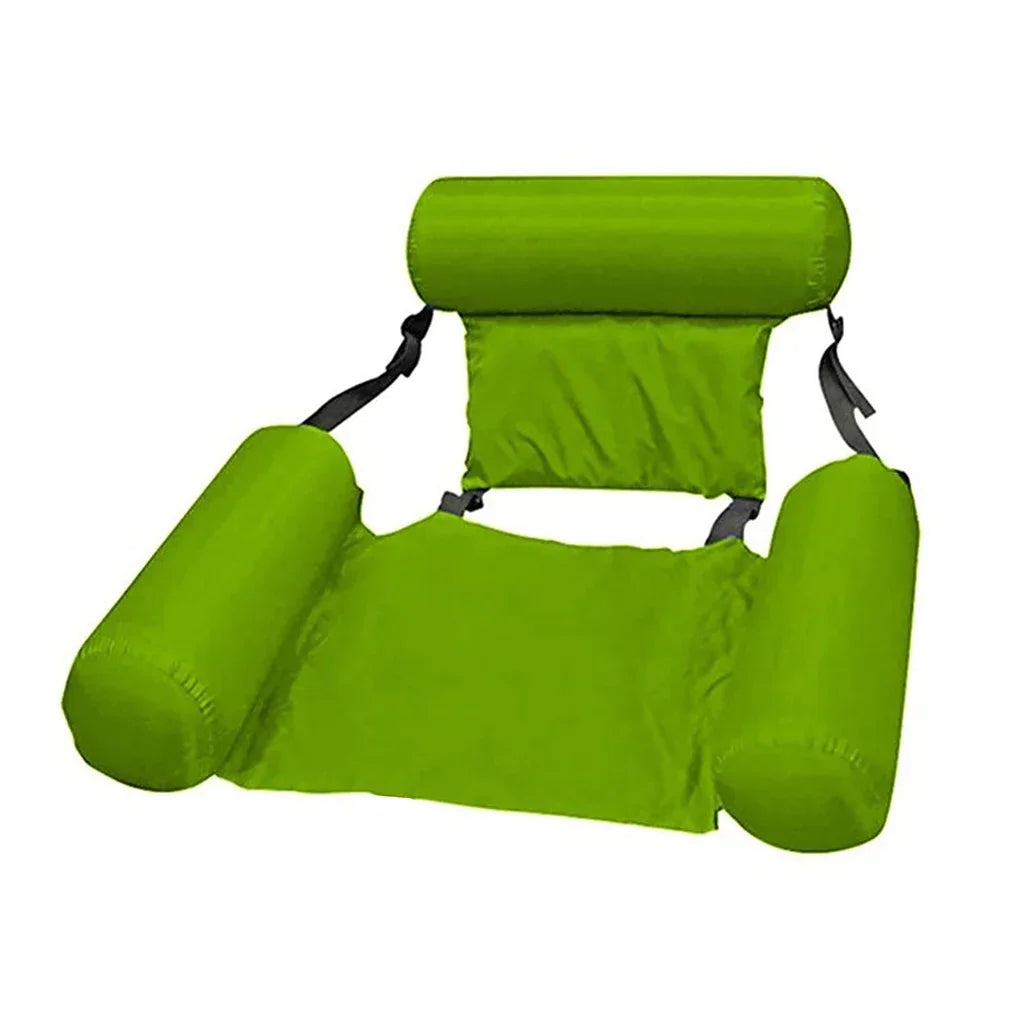 Inflatable Water Chair — Mesh Pool Lounger, 100x120 cm