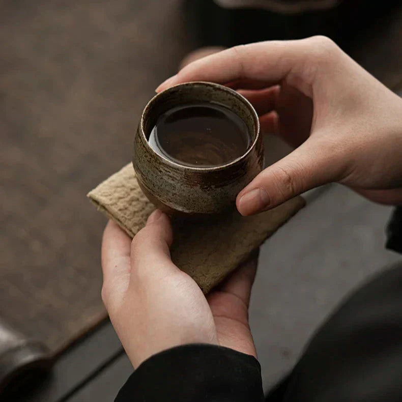 Käsintehdyt artesaanikeramiikkaiset espressokupit