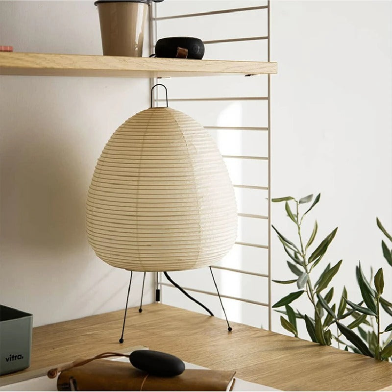 Kairoi Rice Paper Lamp — Gentle Ambient Glow, Japanese Minimalist Design