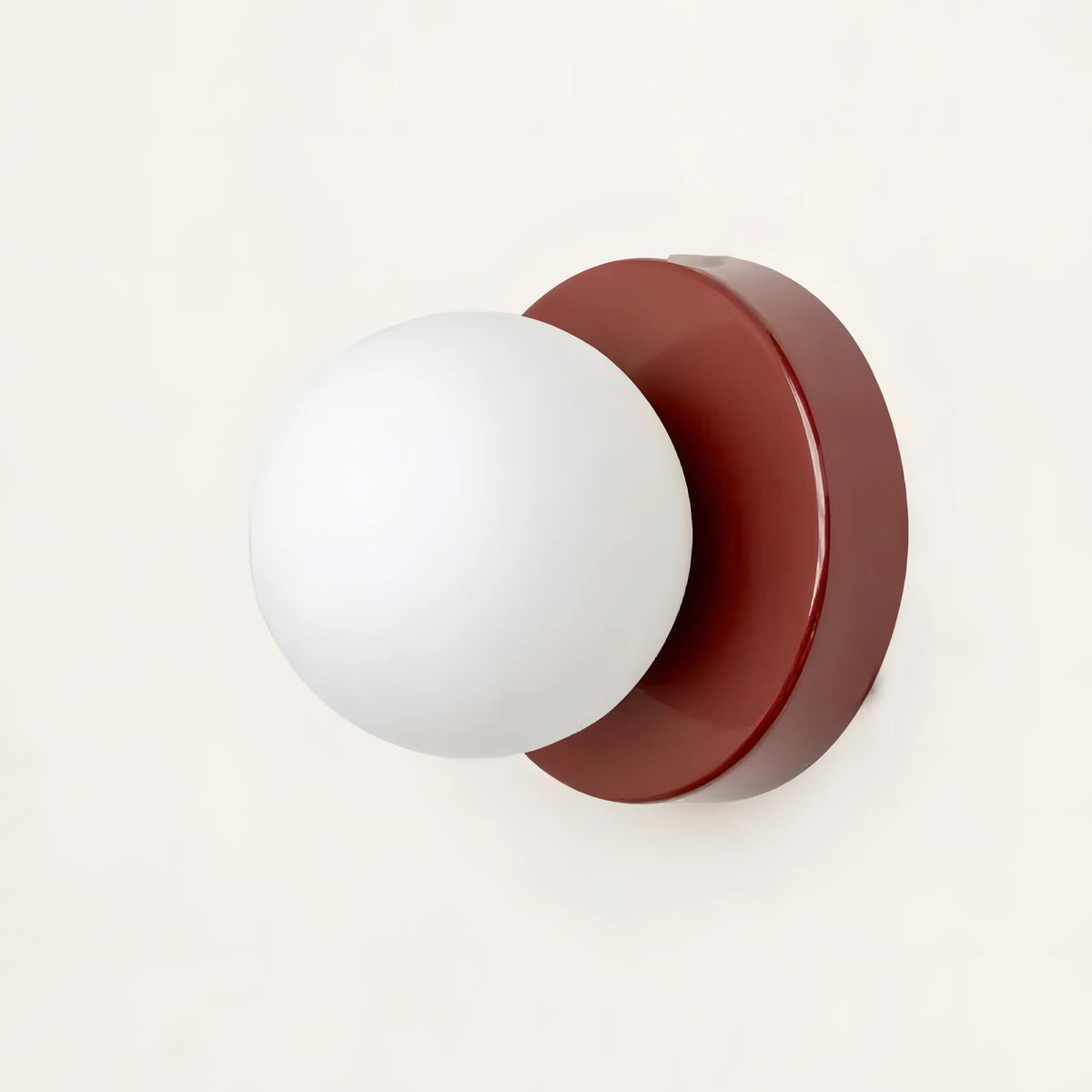 Scandinavische G9-wandlamp — minimalistische glazen kap