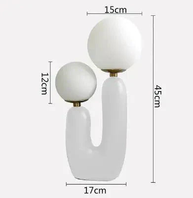 AuroraLume Table Lamp — Dual G9 LED Bulbs, Up-Down Directional Shade