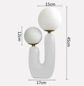 AuroraLume Table Lamp — Dual G9 LED Bulbs, Up-Down Directional Shade