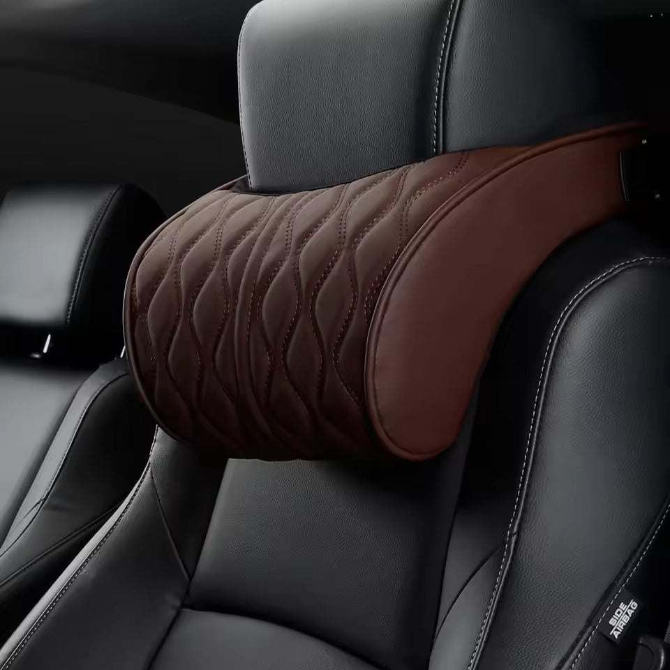 Ergonomische autokussenset — nek- en rugondersteuning van traagschuim
