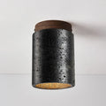 Vrimlie Aurora LED Lamp — Marble Base, Painted Wood Finish, Surface Mount Design