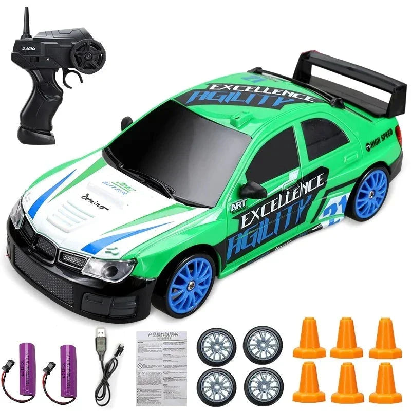 Minidrifter RC-driftracer — afstandsbediening van 2.4GHz