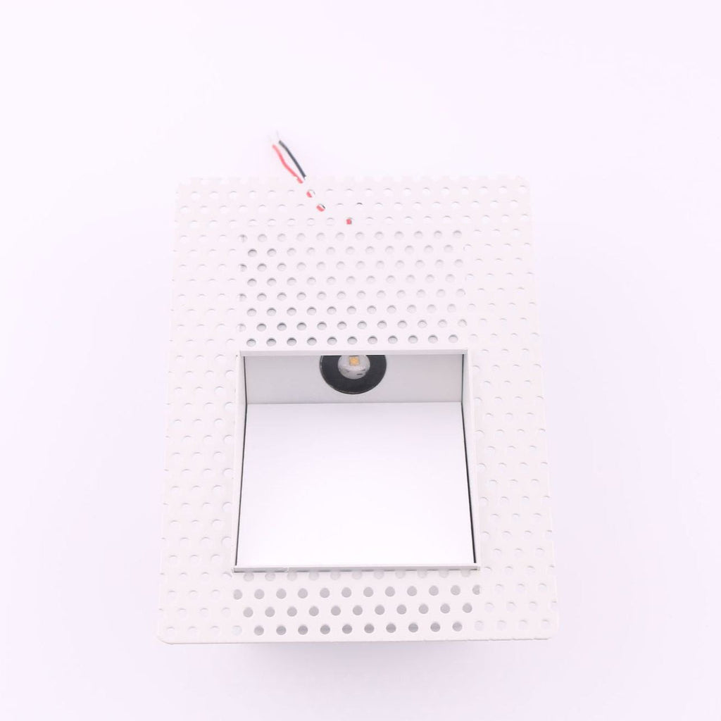 Lámpara de pared LED sin marco de 3W — Luz con sensor para escaleras, blanca