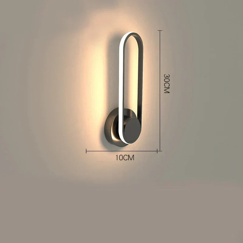 Modern LED Wall Light | 330° Rotating Aluminium Sconce | Wildoxy
