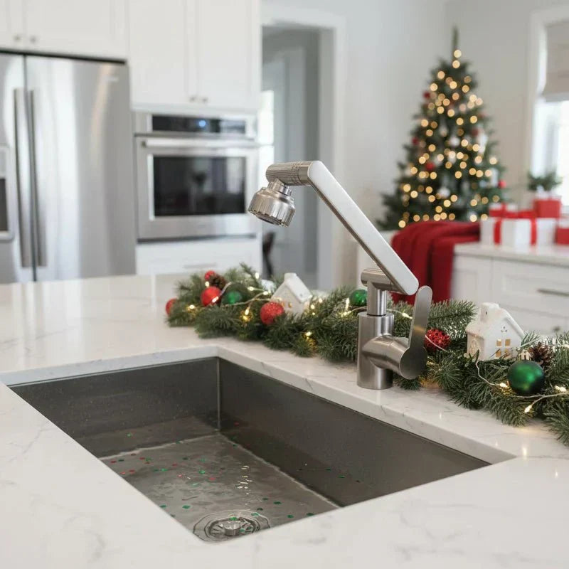 NovaFlex 360 Robotic Arm Kitchen Faucet — BubbleFlow and Shower Spray Modes