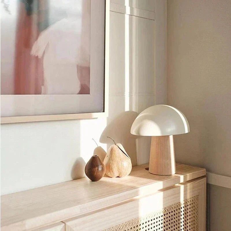 Vrimlie Orion LED Table Lamp Collection — Wood and Metal Series